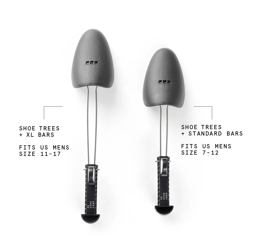 2 PAIRS OF ADJUSTABLE SHOE TREES