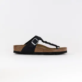Birkenstock Gizeh Braided Oiled Leather (Women's) - Black