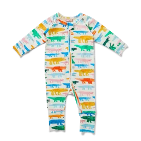 Crocodile Smile LS Romper