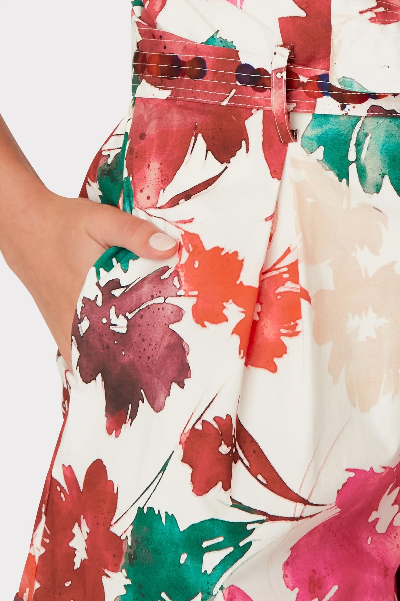 Dia Watercolor Silhouette Romper