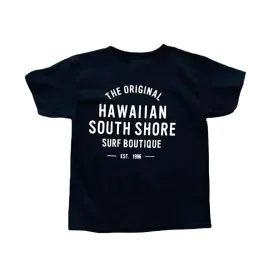 HawaiianSouthShore 1996 Tee Kids Made in Hawaii XS-L Black