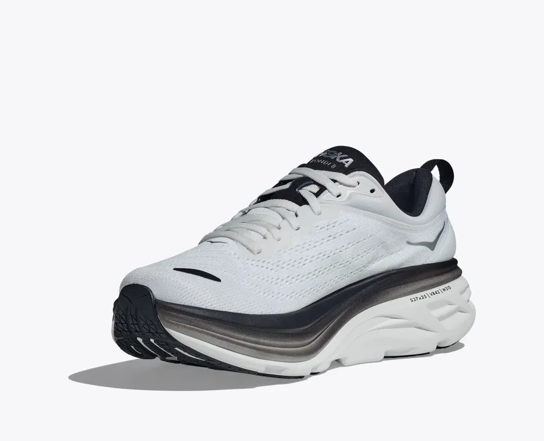 Hoka Men's Bondi 8 BLKWHT