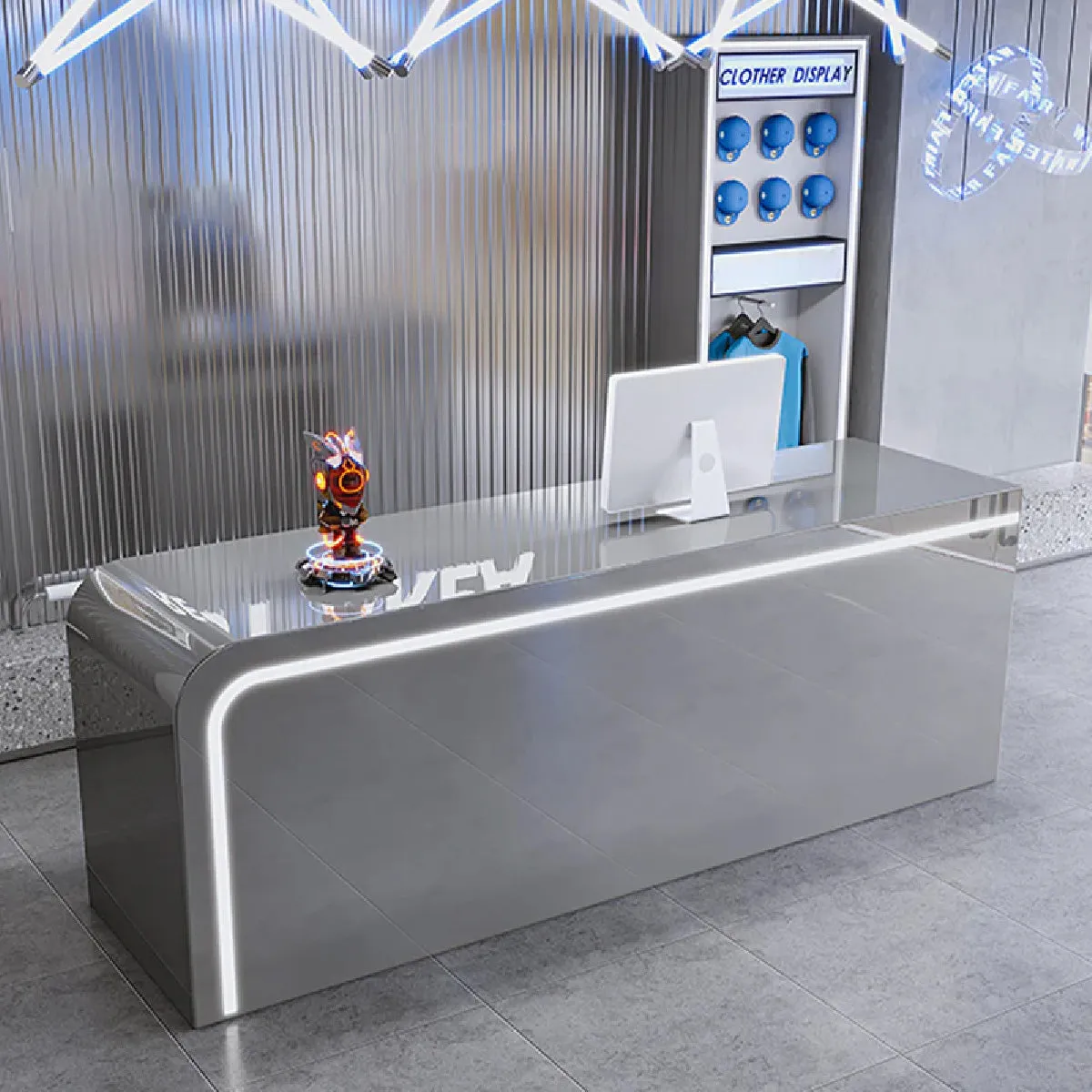 Modern Design Clothing Store Reception Desk