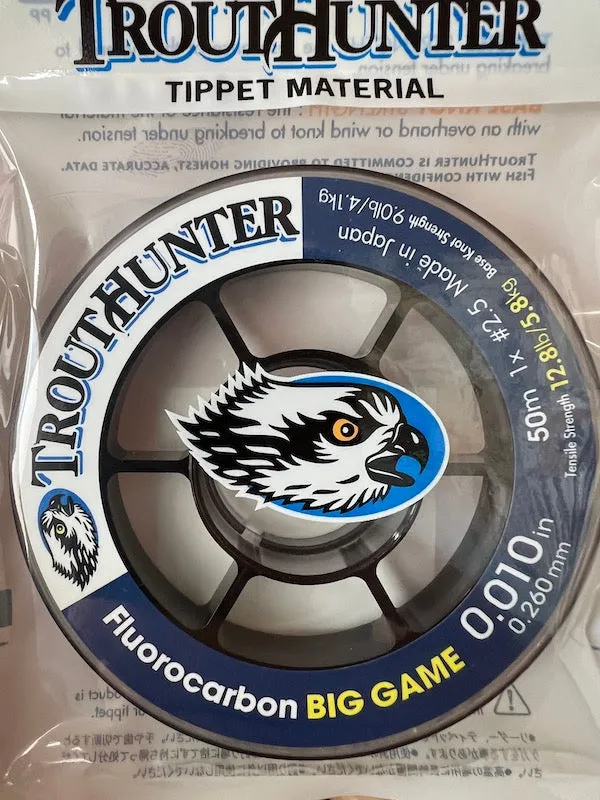 TroutHunter Fluorocarbon Big Game Tippet 50M