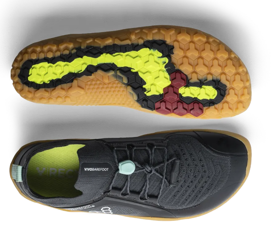 Vivobarefoot Women's Primus Trail Knit FG Graphite Gum
