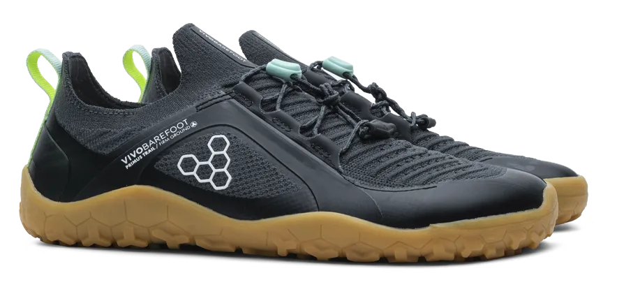 Vivobarefoot Women's Primus Trail Knit FG Graphite Gum